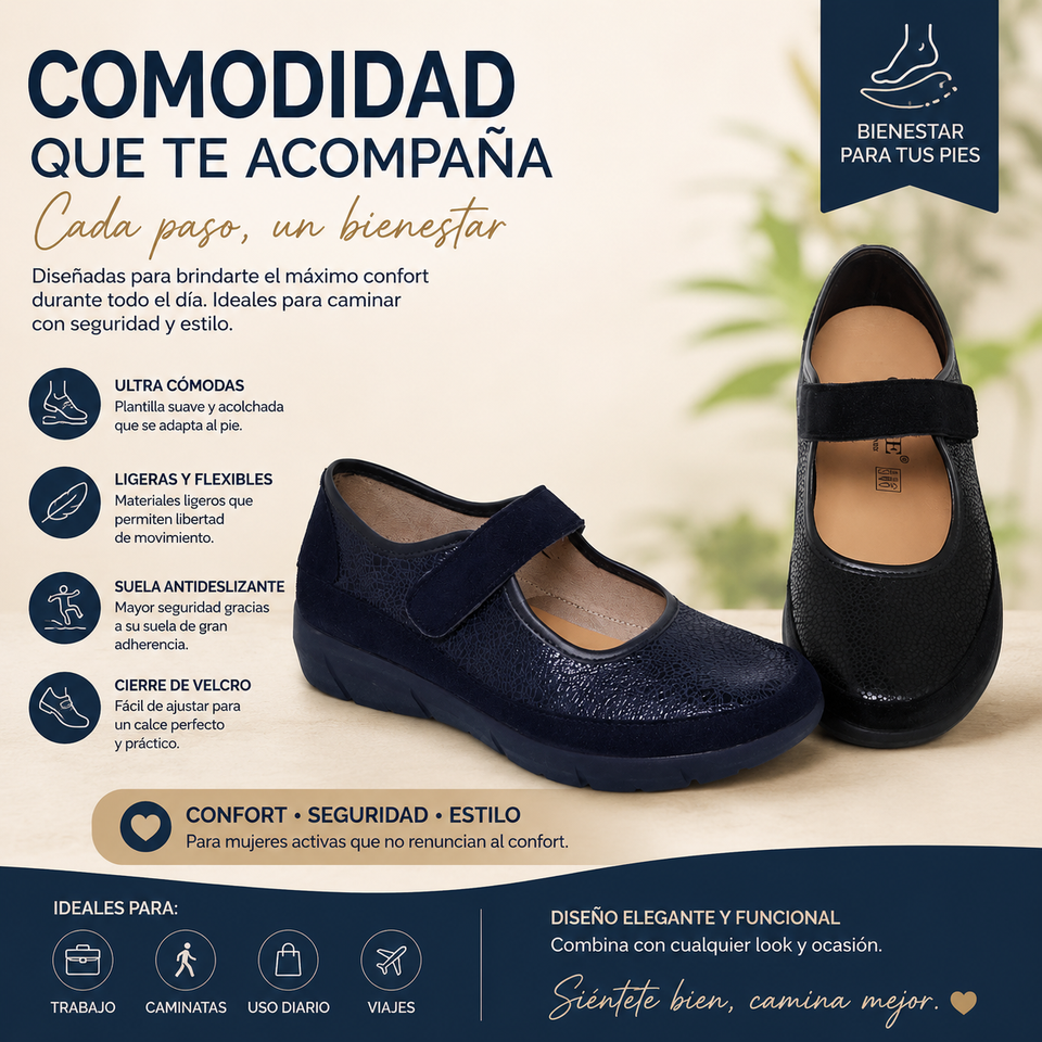 Diseño Textil Ligero con Cuña Cómoda – Frescura y Bienestar en Cada Paso