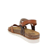 Sandalias cómodas de piel multicolor para mujer – Confort y elegancia