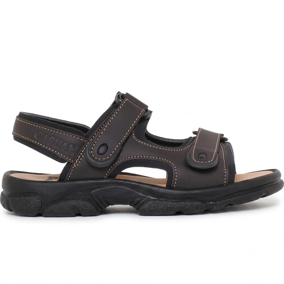 Zapato de piel para hombre con plantilla de cuero y gel