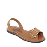 Sandalias Avarcas de Mujer en Piel de Menorca – Estilo Auténtico y Confort Mediterráneo