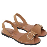 Sandalias Avarcas de Mujer en Piel de Menorca – Estilo Auténtico y Confort Mediterráneo