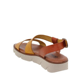 Sandalias de cuña de piel para mujer – Tacón de 3 cm y plantilla cómoda