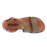 Sandalias de cuña de piel para mujer – Tacón de 3 cm y plantilla cómoda