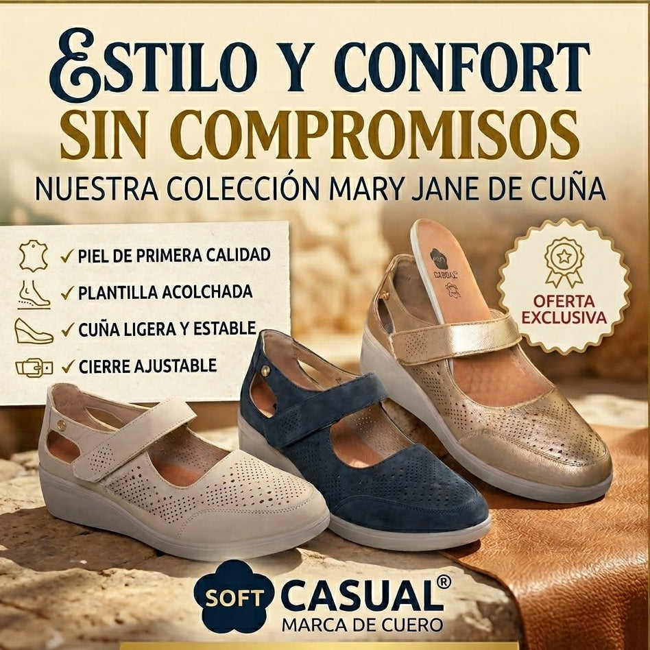 Zapatillas cómodas con velcro para mujer