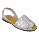 Sandalias casuales de cuero para mujer