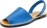 Sandalias casuales de cuero para mujer
