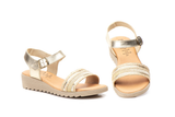 Sandalias de Mujer de Piel Negras con Hebilla