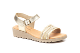 Sandalias de Mujer de Piel Negras con Hebilla
