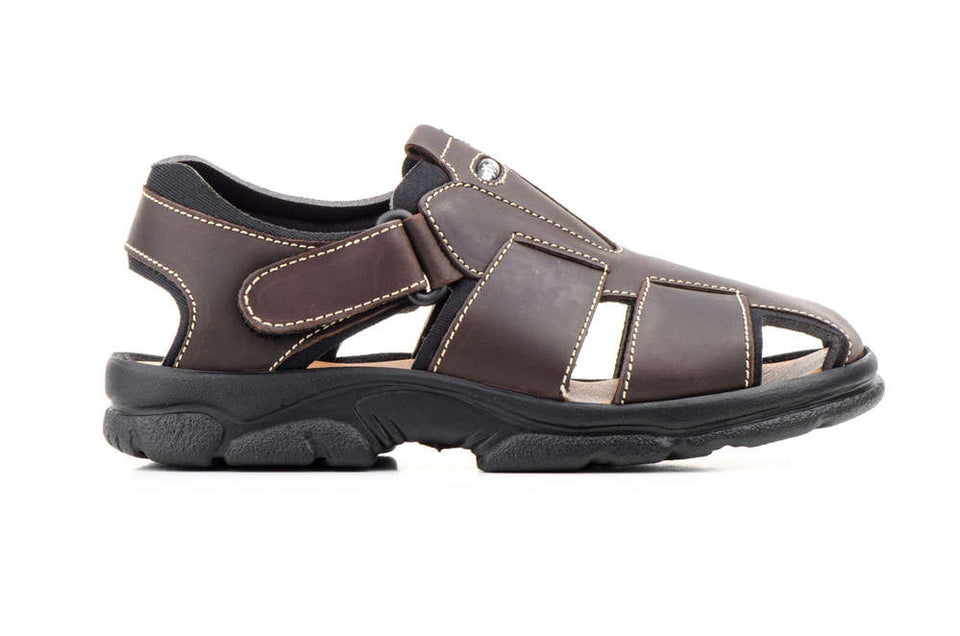 Zapato de piel cómodo para hombre