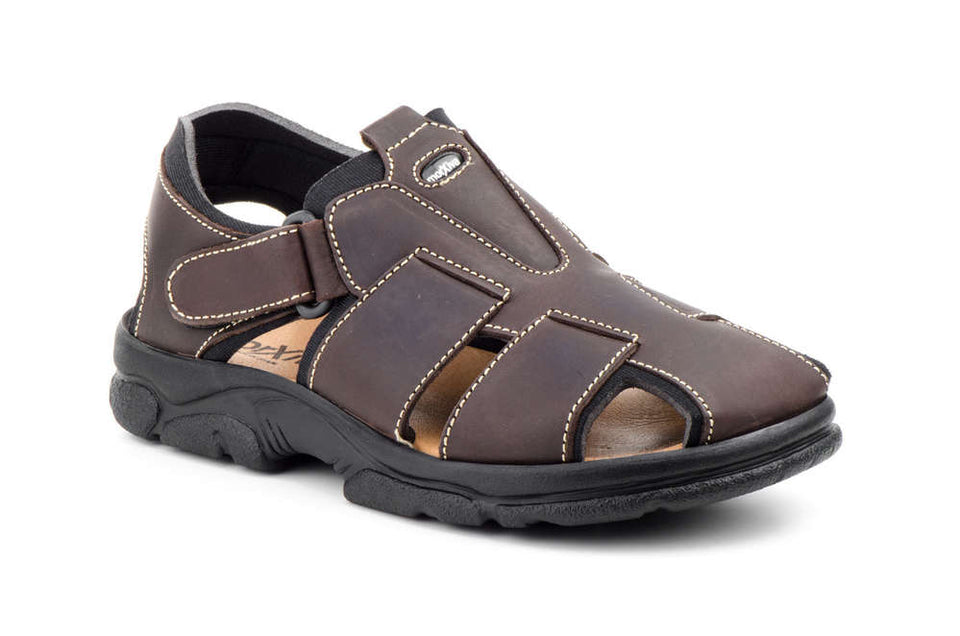 Zapato de piel cómodo para hombre