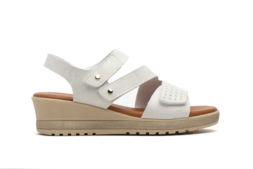 Sandalias de Mujer Platino Glace de Encantto