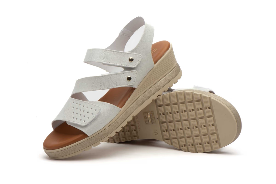 Sandalias de Mujer Platino Glace de Encantto