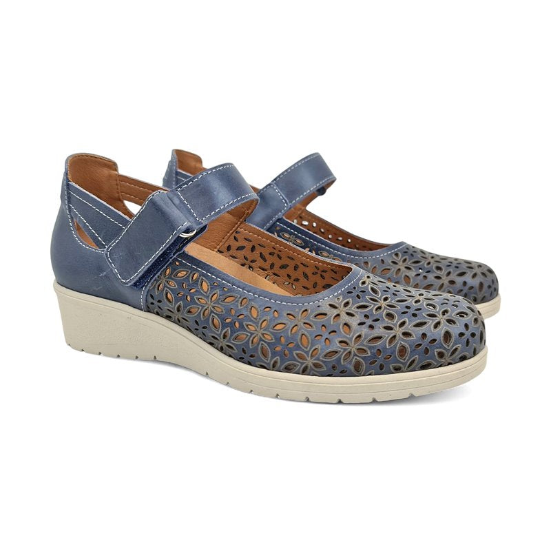 Zapatos de confort para mujer de cuero – Ligeros, transpirables y con plantilla ergonómica