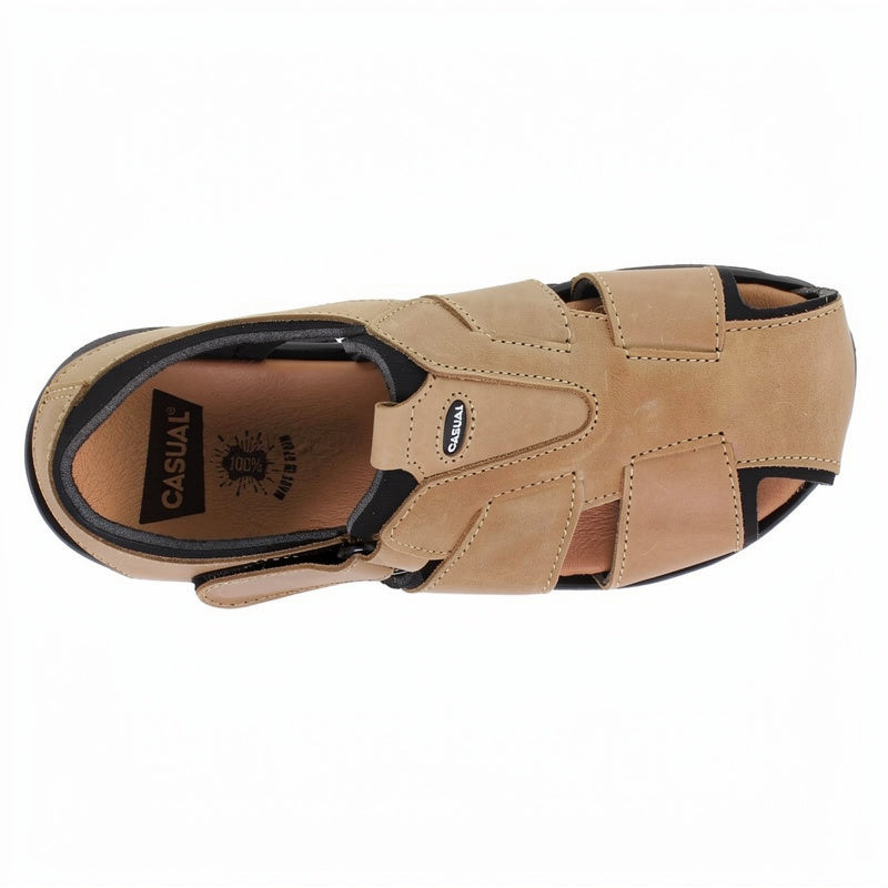 Zapato de piel cómodo para hombre