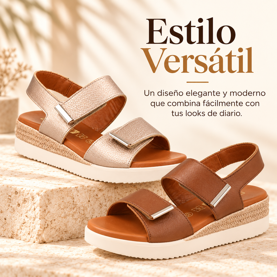 Sandalia de Mujer con Cuña Cómoda