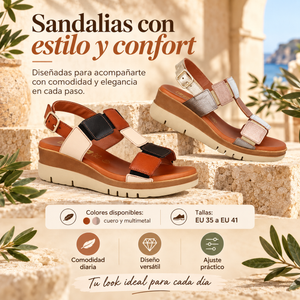 Sandalia de Mujer en Piel – Elegancia y Comodidad