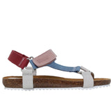 Sandalia de cuña de cuero multicolor – Comodidad y elegancia para cada día