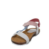 Sandalia de cuña de cuero multicolor – Comodidad y elegancia para cada día