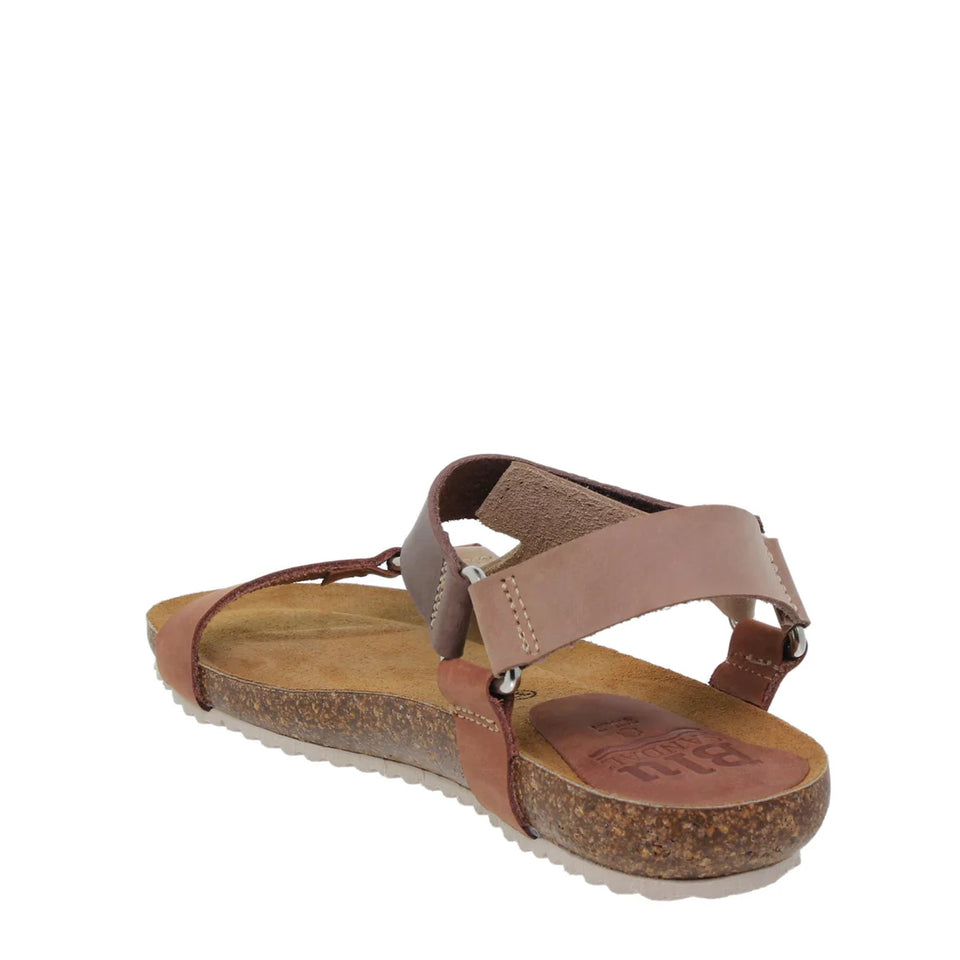 Sandalia de cuña de cuero multicolor – Comodidad y elegancia para cada día