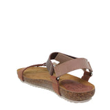 Sandalia de cuña de cuero multicolor – Comodidad y elegancia para cada día