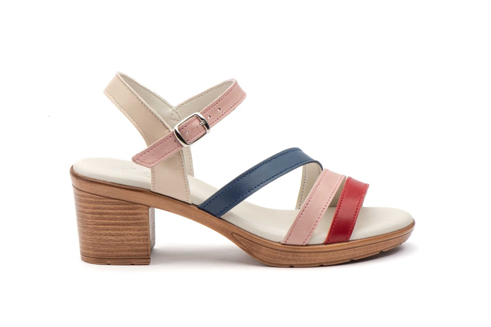 Sandalias de Mujer Cutillas de Piel con Forro de Cuero