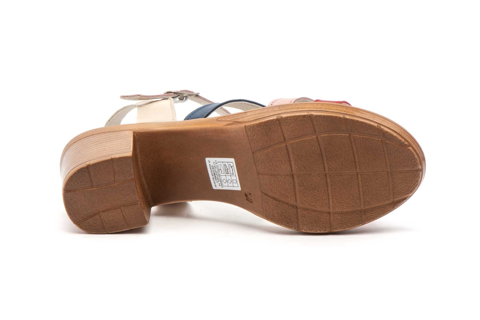 Sandalias de Mujer Cutillas de Piel con Forro de Cuero