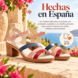Sandalias de Mujer Cutillas de Piel con Forro de Cuero