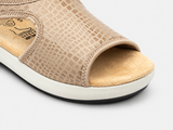 Sandalias de Mujer Beige con Elástico Very Soft – Comodidad y Estilo BioUp