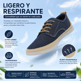 Zapatillas cómodas de hombre en color azul marino