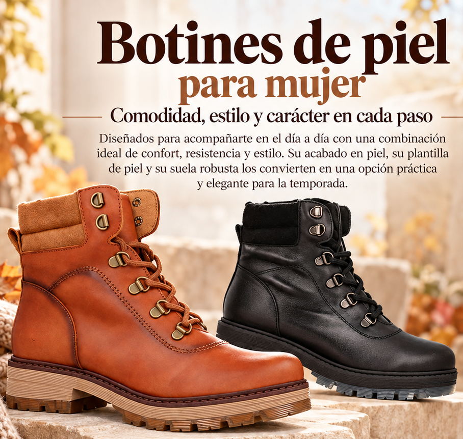 Zapatos de Mujer en Piel con Tacón de 4 cm – Elegancia y Comodidad