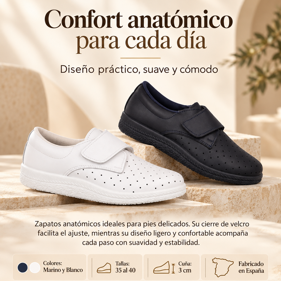 Zuecos Unisex Anatómicos de Piel con Soporte Ortopédico y Máximo Confort
