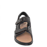 Zapato de piel para hombre con plantilla de cuero y gel