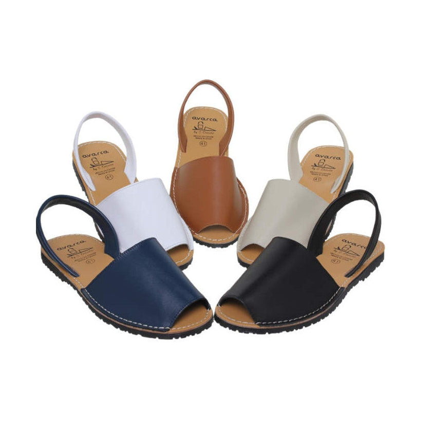 Sandalias casuales de cuero para hombre