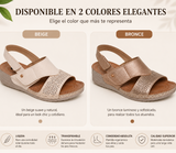 Sandalia femenina de confort ergonómico