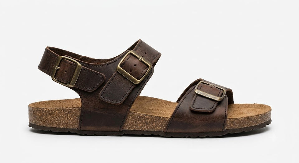 Zapato de piel para hombre con plantilla acolchada