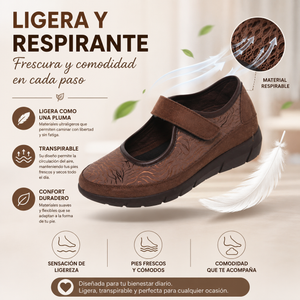 Zapatos Mujer Elegantes con Cuña Confortable y Plantilla Extraíble