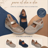 Zapatillas cómodas con velcro para mujer