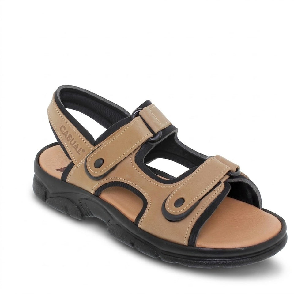 Zapato de piel para hombre con plantilla de cuero y gel
