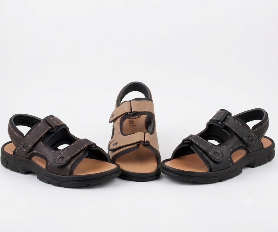 Zapato de piel para hombre con plantilla de cuero y gel