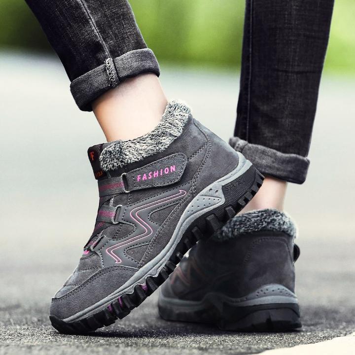 Bottines antidérapantes chaudes et confortables pour femmes
