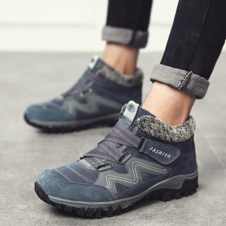 Bottines antidérapantes chaudes et confortables pour hommes