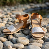 SANDALIA DE CUERO NATURAL PARA TODAS LAS OCASIONES