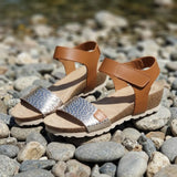 SANDALIA DE CUERO NATURAL PARA TODAS LAS OCASIONES