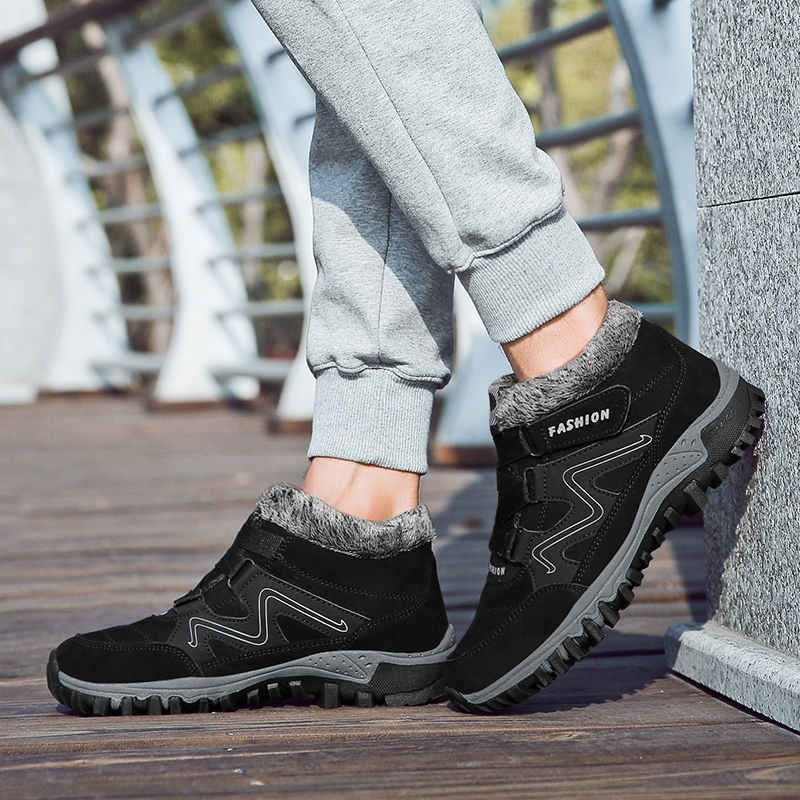Bottines antidérapantes chaudes et confortables pour hommes