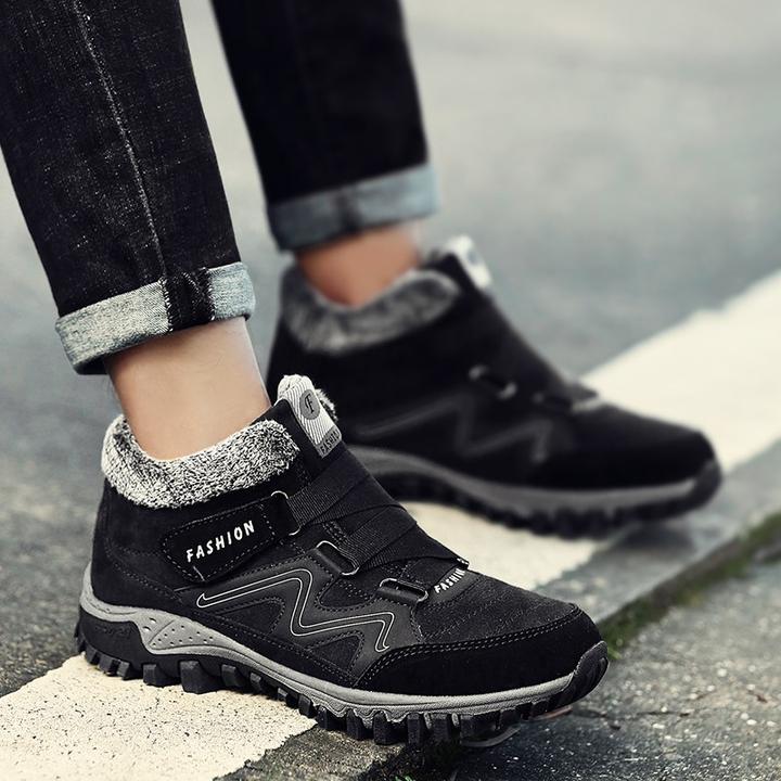 Bottines antidérapantes chaudes et confortables pour femmes
