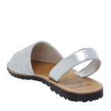Sandalias casuales de cuero para mujer