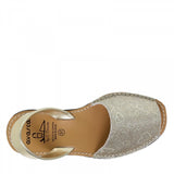 Sandalias casuales de cuero para mujer