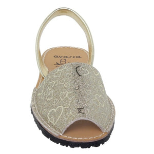 Sandalias casuales de cuero para mujer