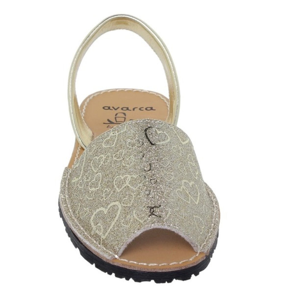 Sandalias casuales de cuero para mujer
