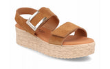 Sandalias de piel con plataforma ligera y cierre ajustable – imagen 2